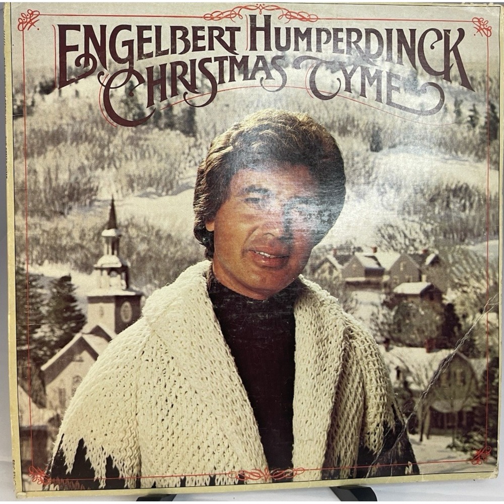 Engelbert Humperdinck Christmas Tyme 1977 Epic 35031 Holiday Vinyl LP Record